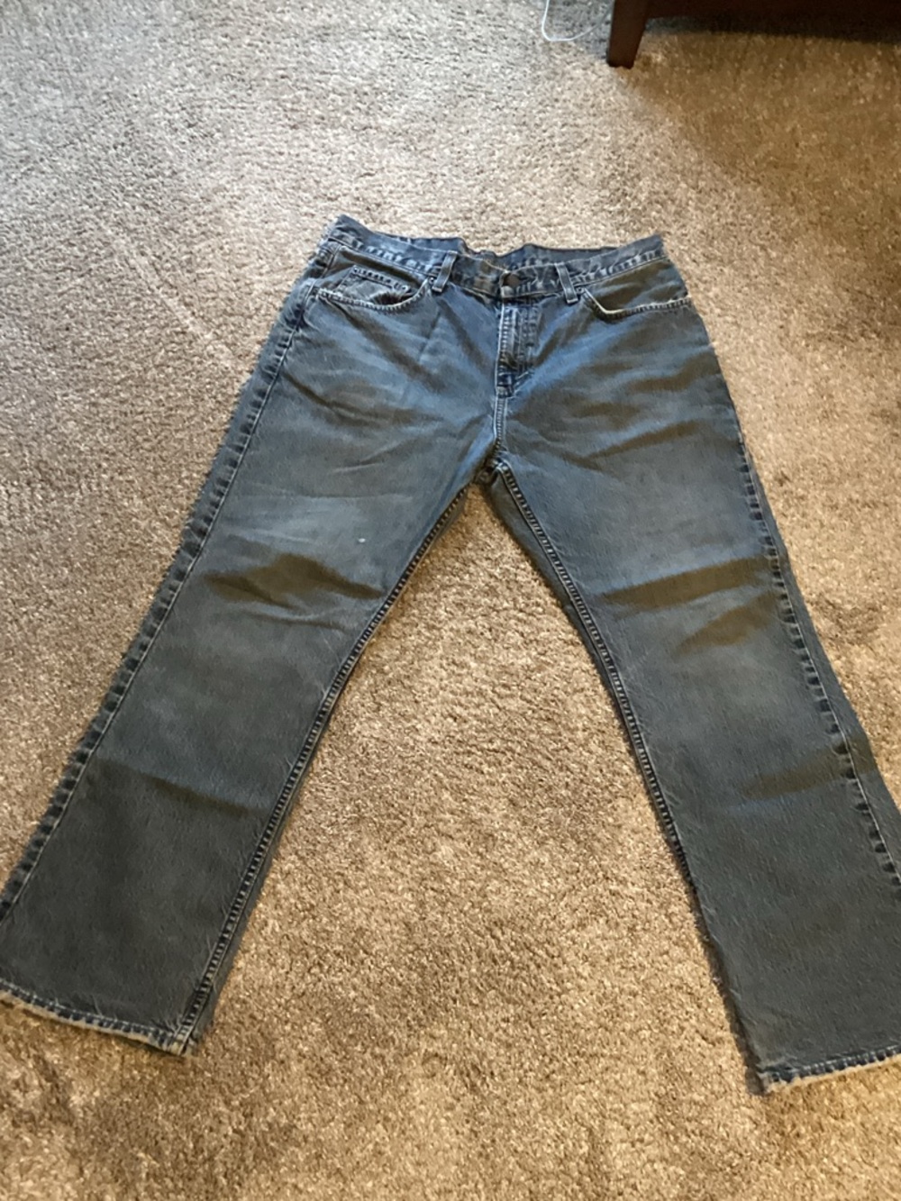 Bullhead Men's Straight Jeans in Faded Blue